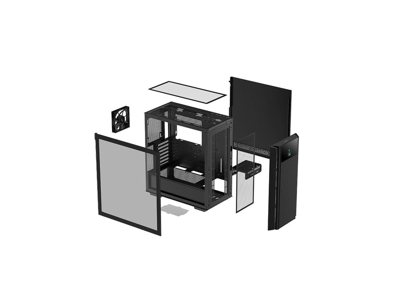 DeepCool CH510 MESH DIGITAL - Gehäuse - Miditower - Schwarz