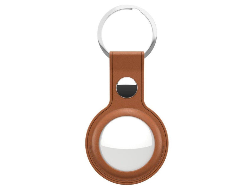 KeyBudz Leather Keyring for AirTag 2-pack