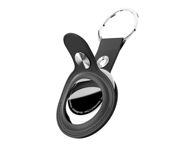 KeyBudz Leather Keyring for AirTag 2-pack