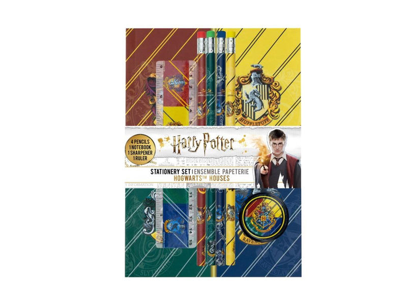 Cinereplicas Harry Potter Stationery Set - Hogwarts houses
