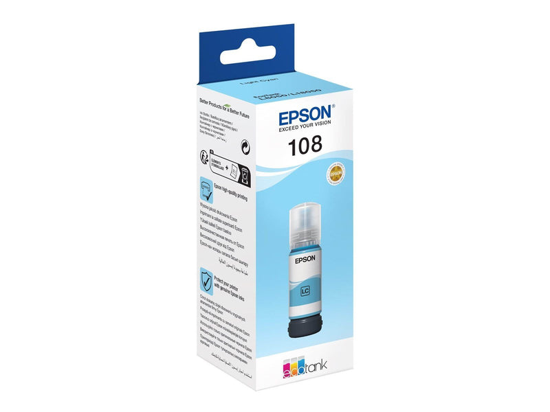 Epson 108 - light cyan - original - ink refill - Nachfülltinte Helles Cyan