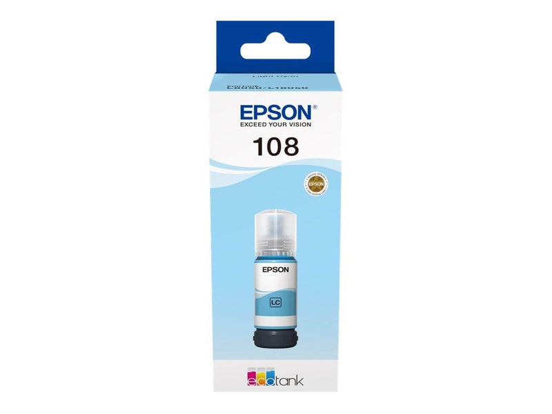 Epson 108 - light cyan - original - ink refill - Nachfülltinte Helles Cyan