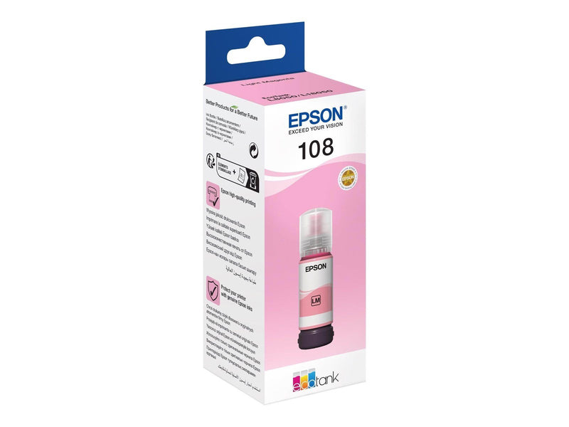Epson EcoTank 108 - Light Magenta Ink - Nachfülltinte Helles Magenta