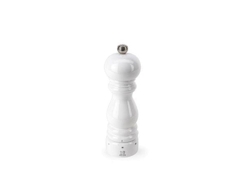 Peugeot Salt mill Paris uS 18 cm White lacquer Beech