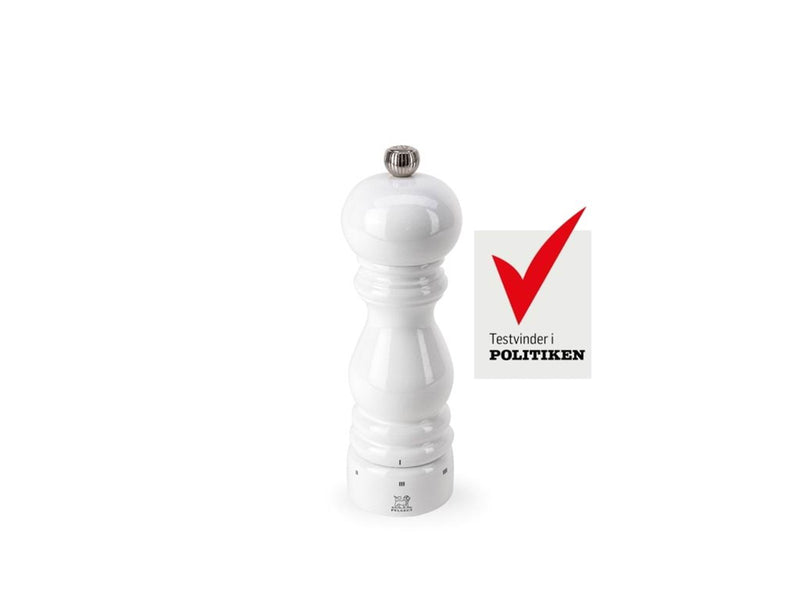 Peugeot Salt mill Paris uS 18 cm White lacquer Beech
