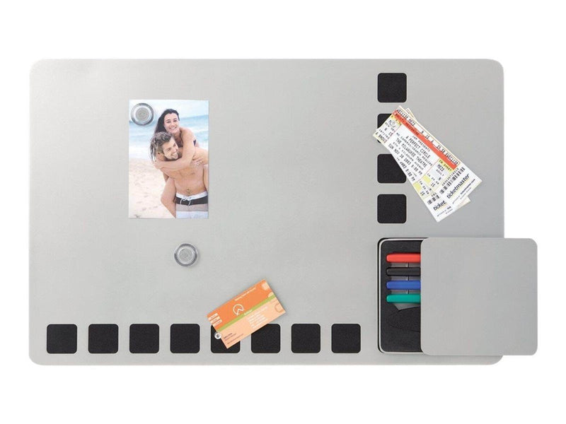 Nobo Quartet combo board - 610 x 390 mm - black silver