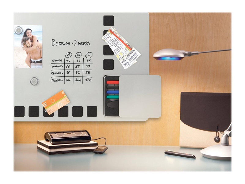 Nobo Quartet combo board - 610 x 390 mm - black silver