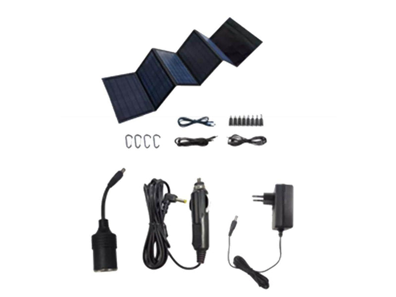 DENVER PPS-42000 Power Bank + Solar Cell - 42000mAh - 155Wh - 18W