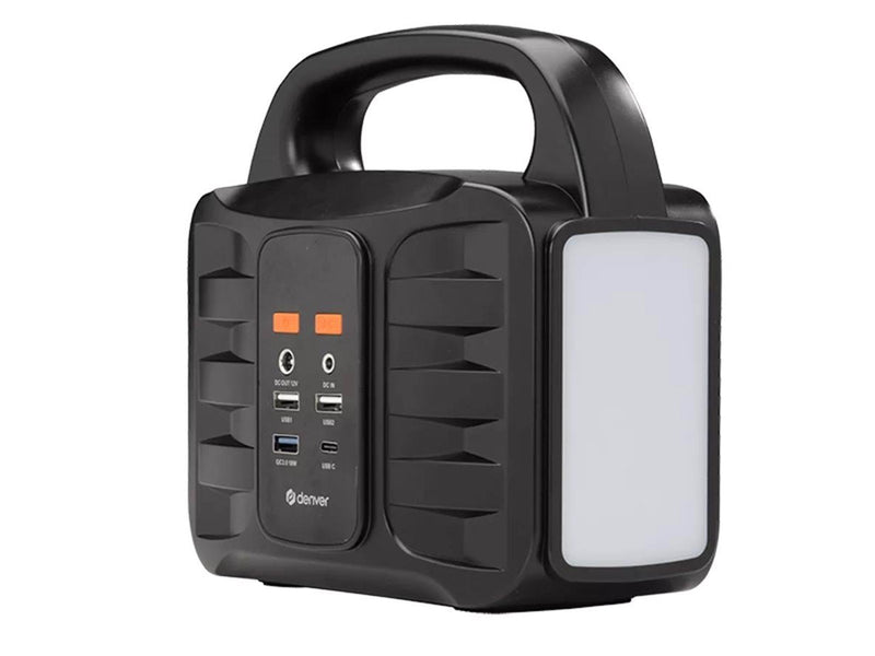 DENVER PPS-42000 Power Bank + Solar Cell - 42000mAh - 155Wh - 18W