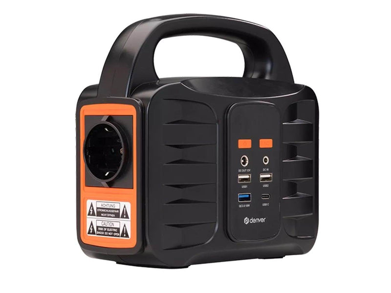 DENVER PPS-42000 Power Bank + Solar Cell - 42000mAh - 155Wh - 18W