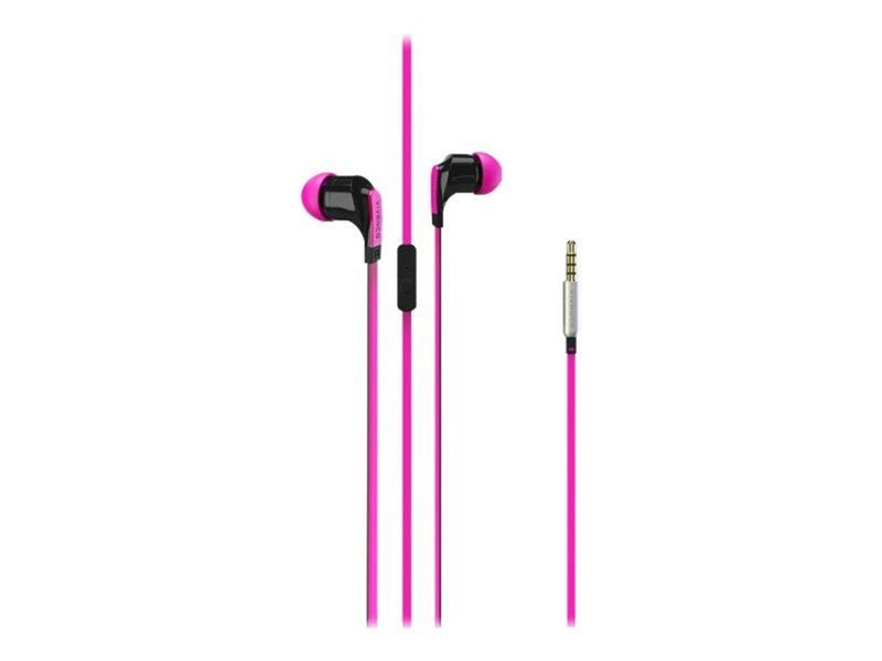 Vivanco In-Ear Plugin Smartphone Headset Pink