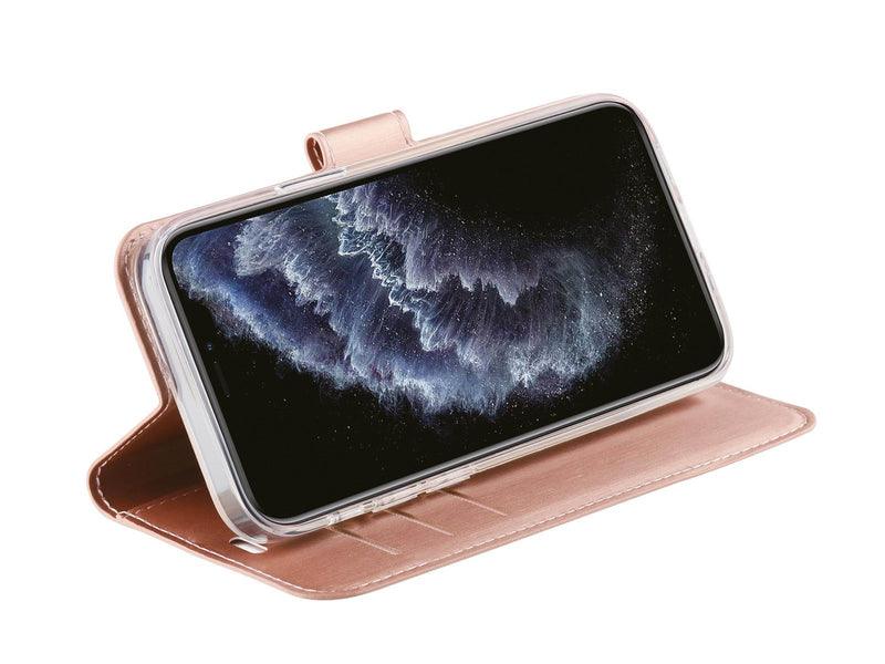 Vivanco Classic Wallet iPhone 12 mini  Rose Gold