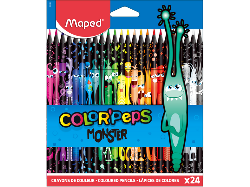 Maped Color'Peps Monster Colour pencils x24
