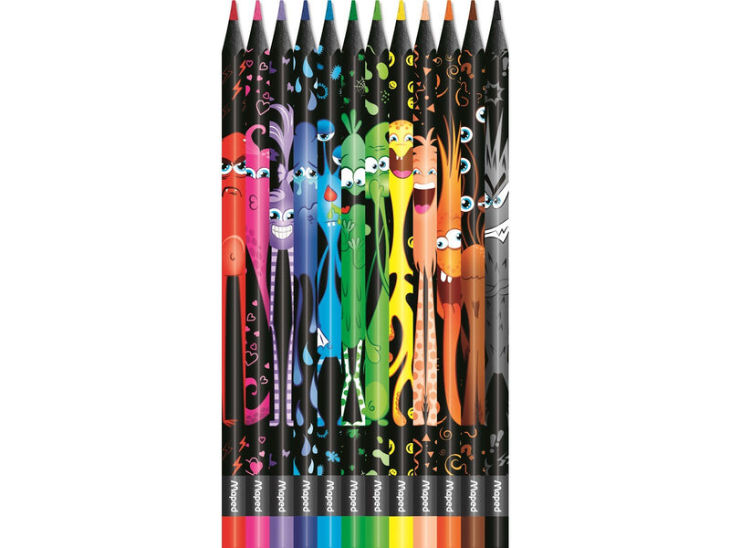 Maped Color'Peps Monster Colour pencils x 12