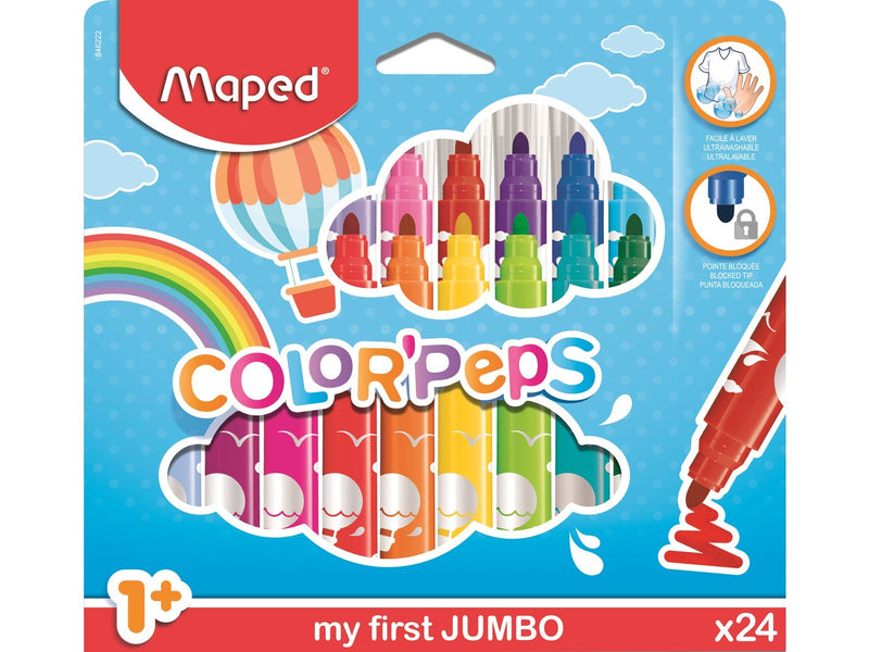 Maped Color'Peps My First Jumbo Felt-pens x24