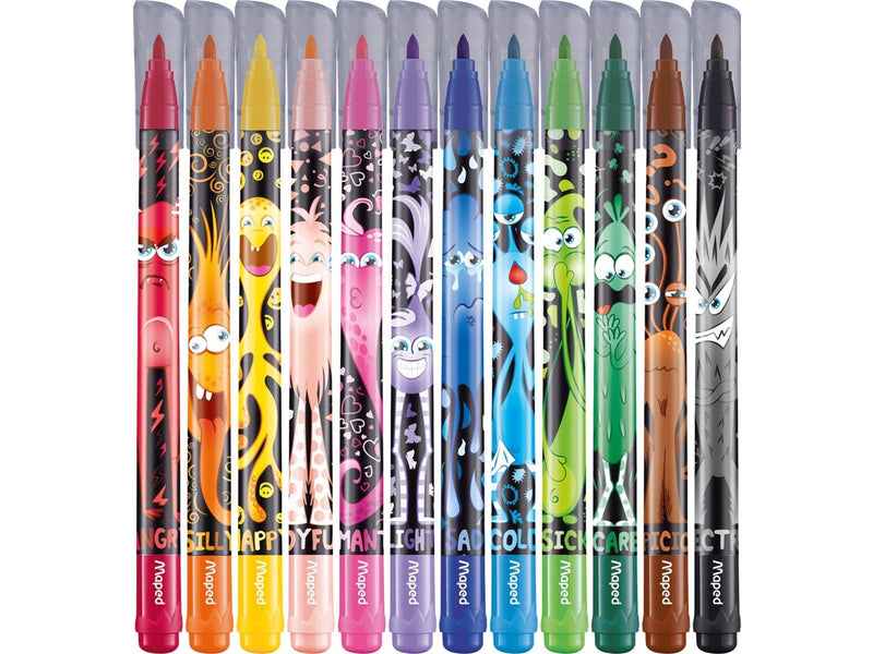 Maped Color'Peps Monster Felt-pens x 12