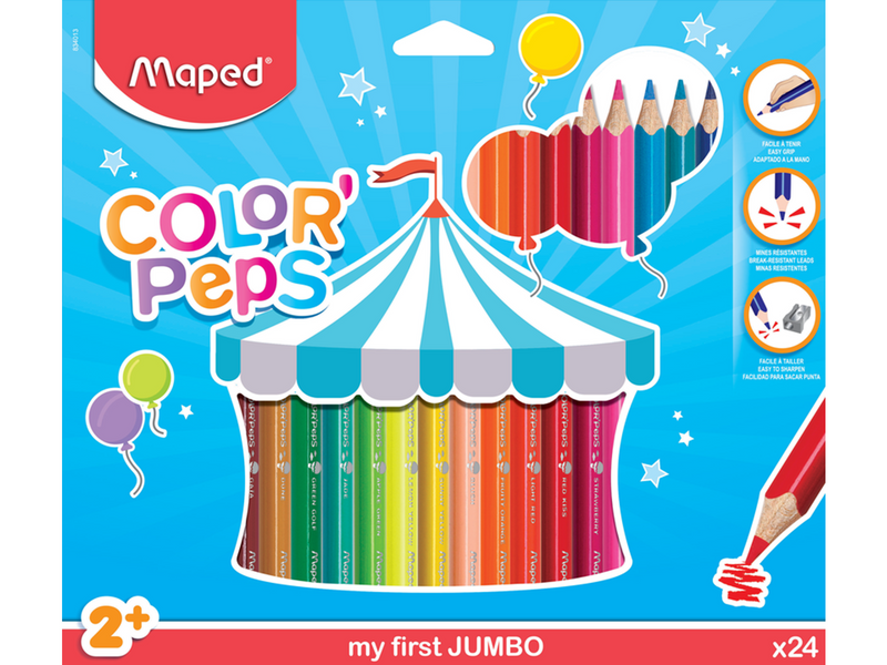 Maped Color'Peps My first Jumbo Colour pencils x24