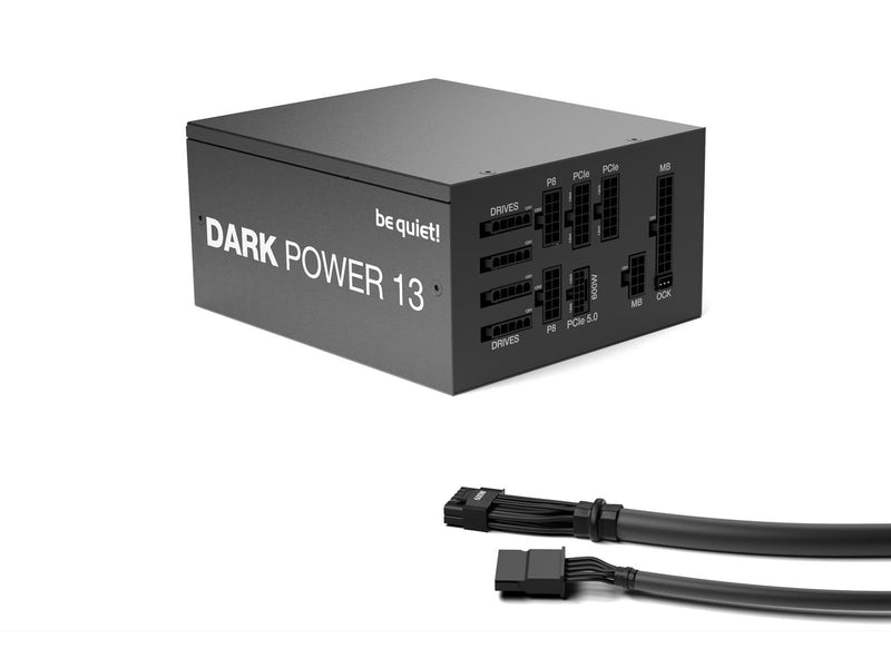 be quiet! Dark Power 13 ATX 3.0 - 850W Netzteile - 850 Watt - 135 mm - ATX - 80 Plus Titanium (bis zu 90% effektiv)