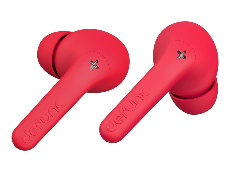 defunc TRUE AUDIO Wireless BT Earbuds Red