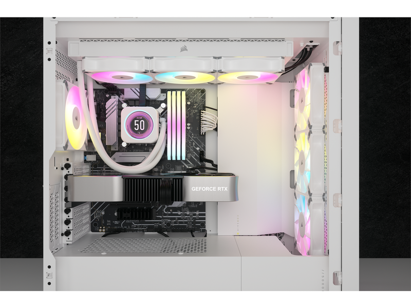 Corsair iCUE H150i ELITE LCD XT - White - CPU-Wasserkühlung - Max 34 dBA