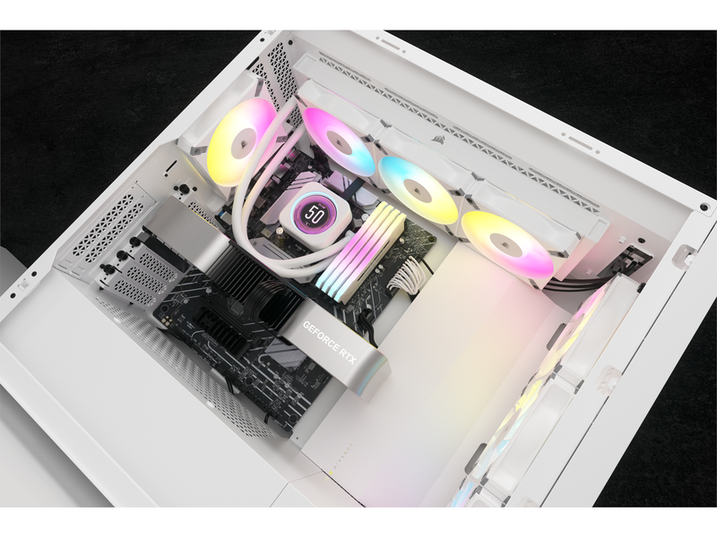 Corsair iCUE H150i ELITE LCD XT - White - CPU-Wasserkühlung - Max 34 dBA