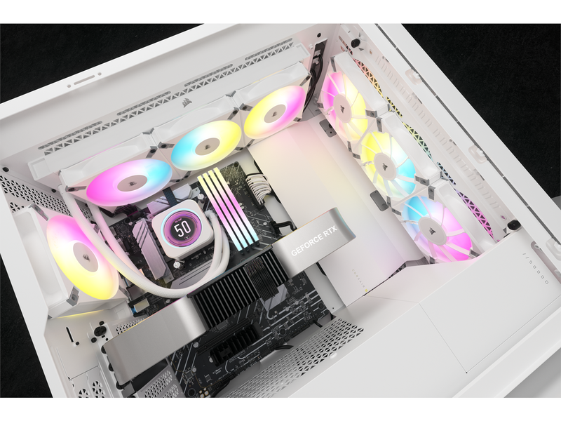 Corsair iCUE H150i ELITE LCD XT - White - CPU-Wasserkühlung - Max 34 dBA
