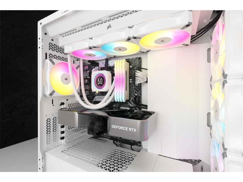 Corsair iCUE H150i ELITE LCD XT - White - CPU-Wasserkühlung - Max 34 dBA
