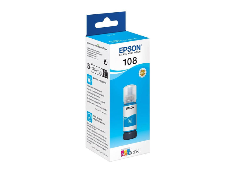 Epson EcoTank 108 - Cyan Ink - Nachfülltinte Cyan