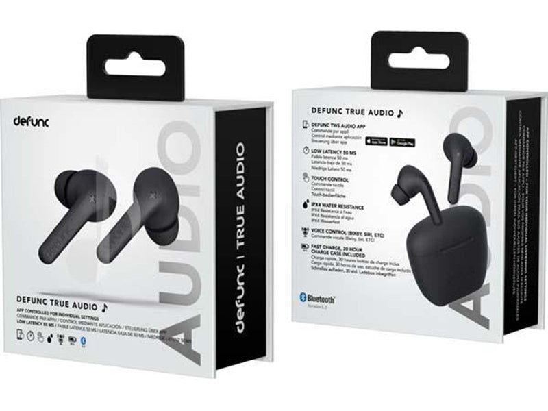 defunc TRUE AUDIO Wireless BT Earbuds Black