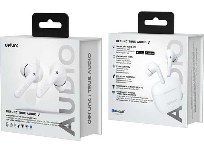 defunc TRUE AUDIO Wireless BT Earbuds White