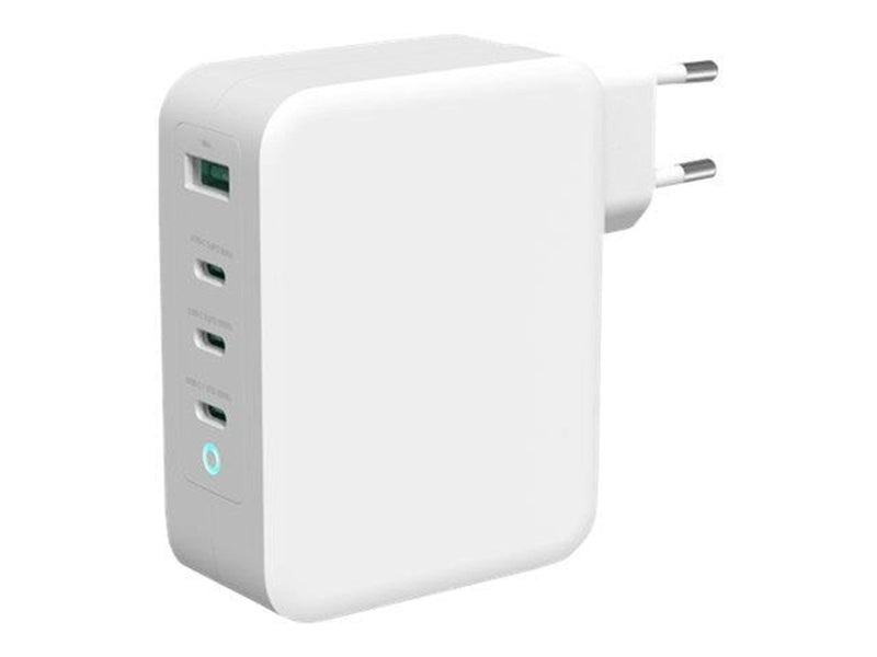 Deltaco USBC-GAN04 power adapter - GaN technology - USB 24 pin USB-C - 130 Watt