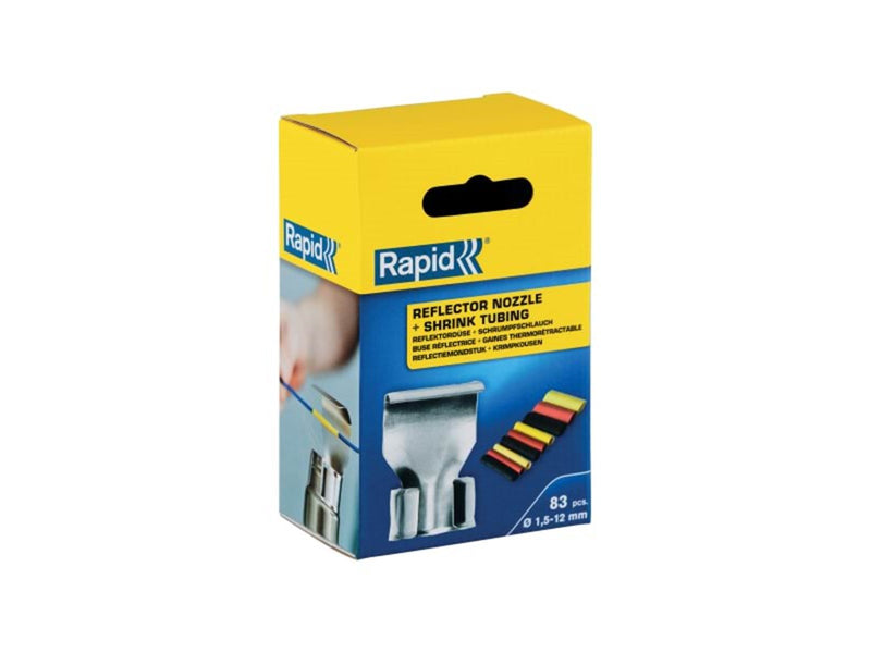 Rapid R:Hot Air Gun Nozzle + Shrink Tubing Set.1.5-12mm. 83 Pcs
