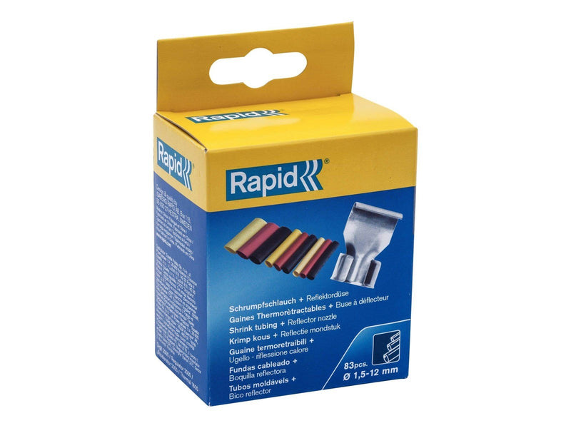 Rapid R:Hot Air Gun Nozzle + Shrink Tubing Set.1.5-12mm. 83 Pcs