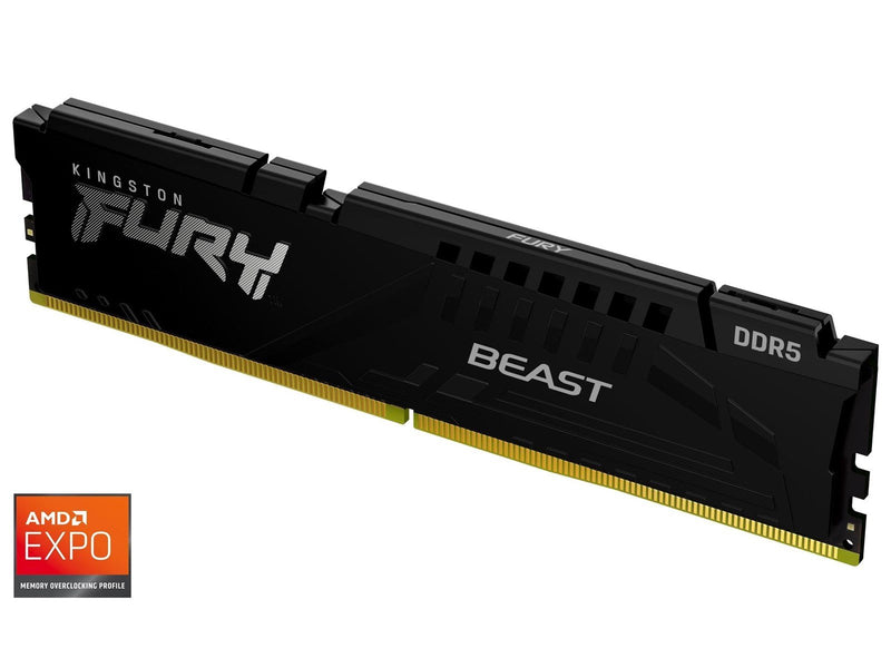 Kingston FURY Beast DDR5-5200 - 8GB - CL36 - Single Channel (1 pcs) - AMD EXPO & Intel XMP - Schwarz