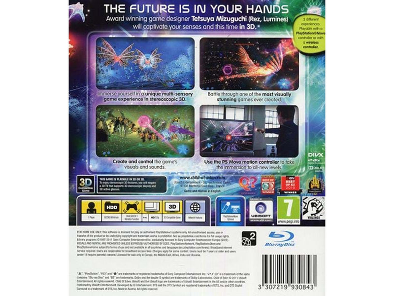 Child of Eden - Sony PlayStation 3 - Action - PEGI 7