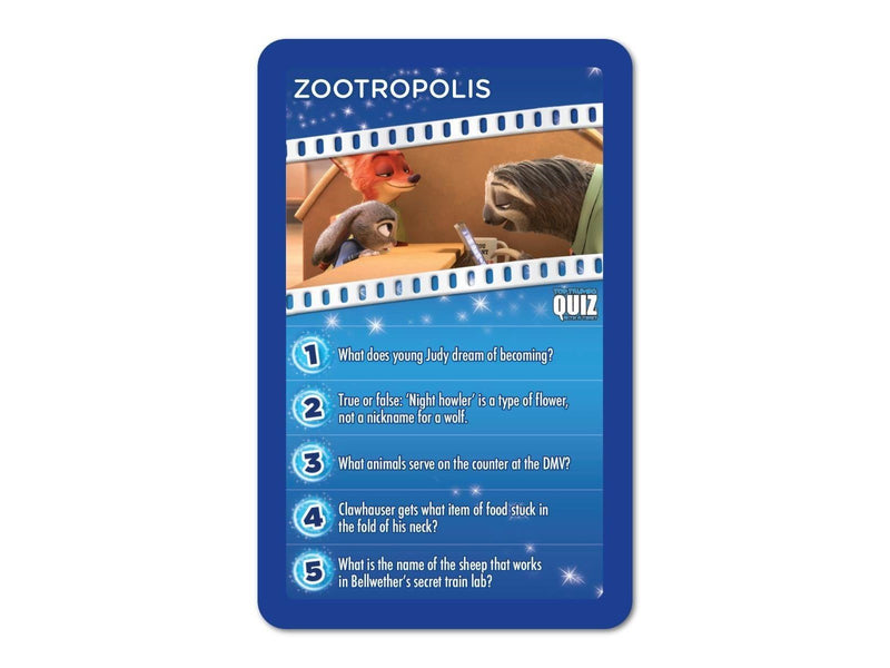 Winning Moves Disney Classics Top Trumps Quiz (English)