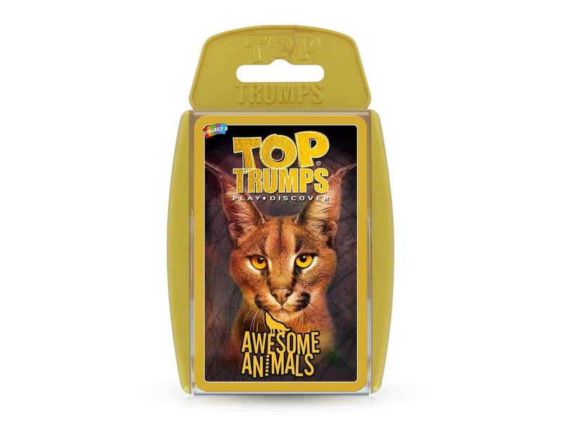 Winning Moves Awesome Animals Top Trumps Card Game (English)