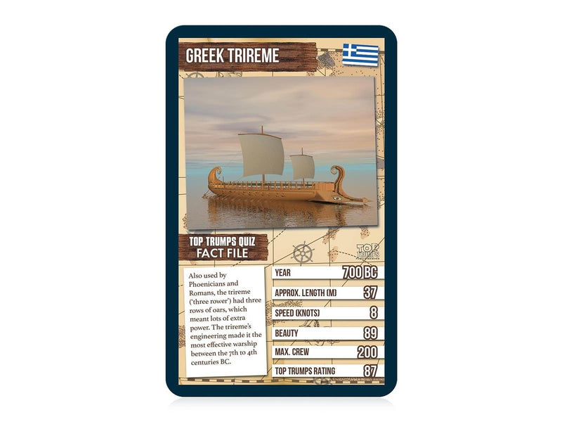 Winning Moves World Famous Ships Top Trumps Card Game (English)
