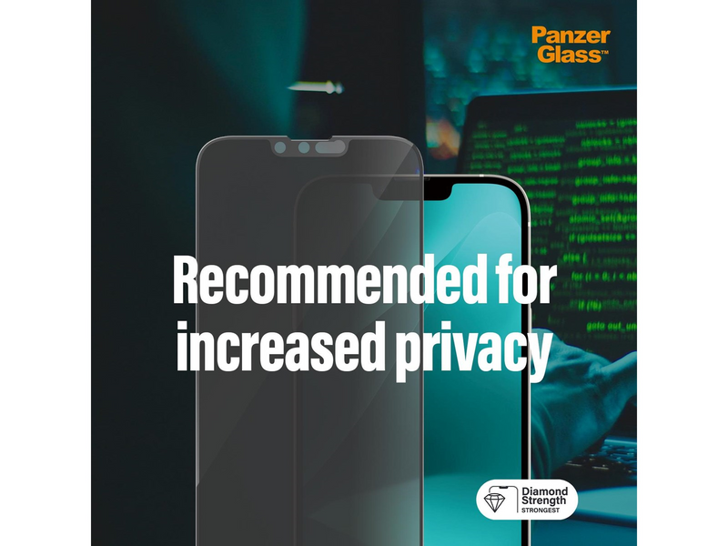 PanzerGlass Privacy Screen Protector Apple iPhone 14 Plus | 13 Pro Max | Ultra-Wide Fit w. EasyAligner