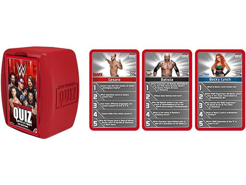 Winning Moves Top Trumps Quiz WWE (English)