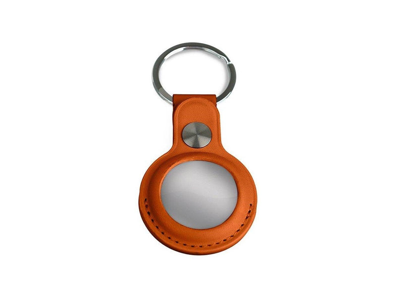 Light Solutions Airtag Key Ring - Leather - Brown
