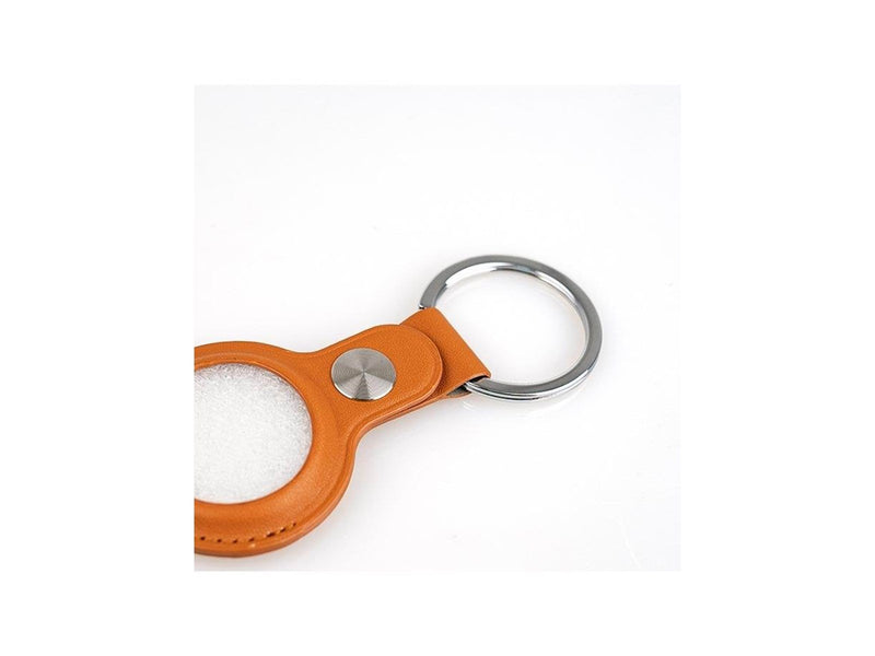 Light Solutions Airtag Key Ring - Leather - Brown
