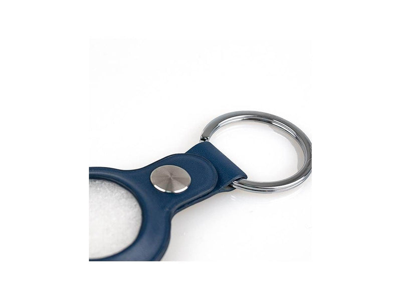 Light Solutions Airtag Key ring - Leather - Navy blue