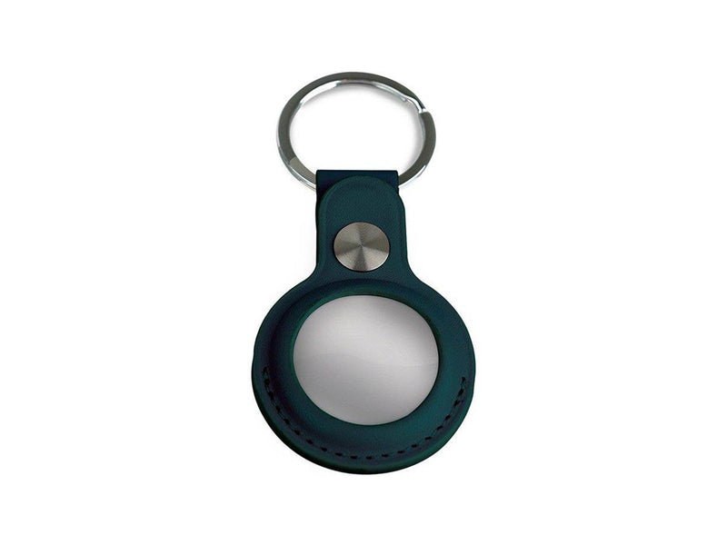 Light Solutions Airtag Key Ring - Leather - Green