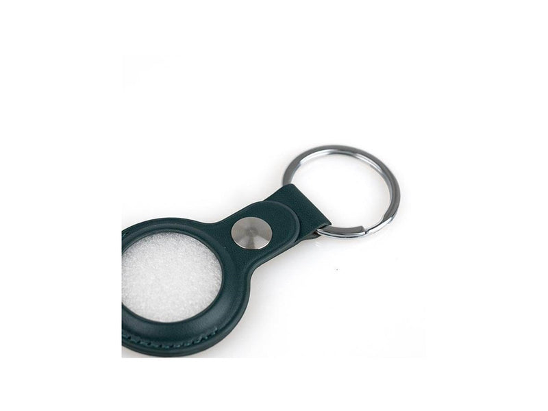 Light Solutions Airtag Key Ring - Leather - Green