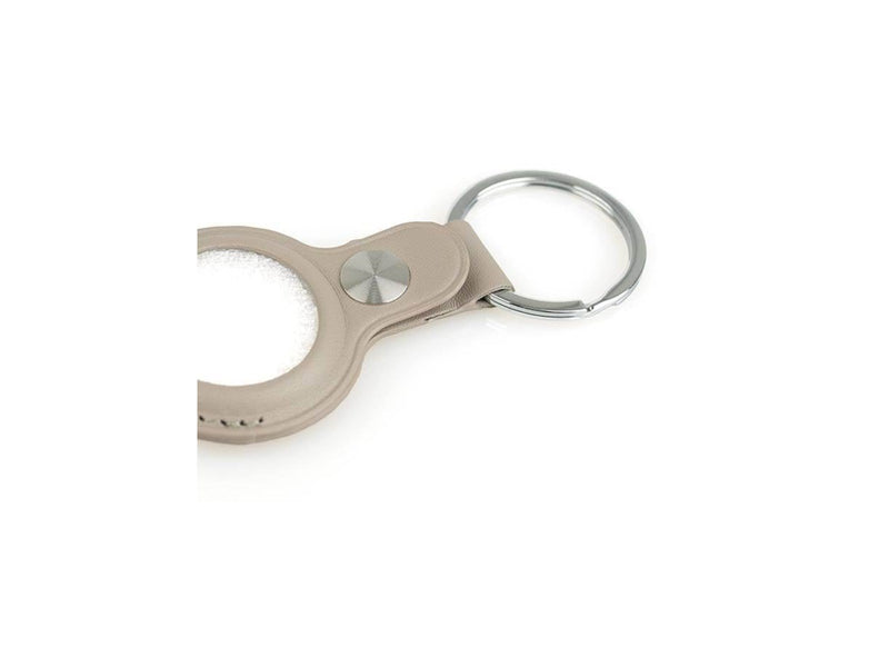 Light Solutions Airtag Key Ring - Leather - Grey