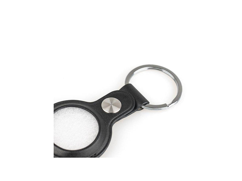 Light Solutions Airtag Key Ring - Leather - Black
