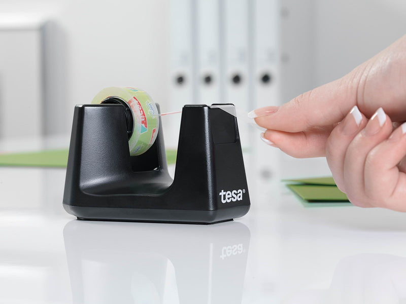 tesa Desk dispenser Easy Cut Smart Black