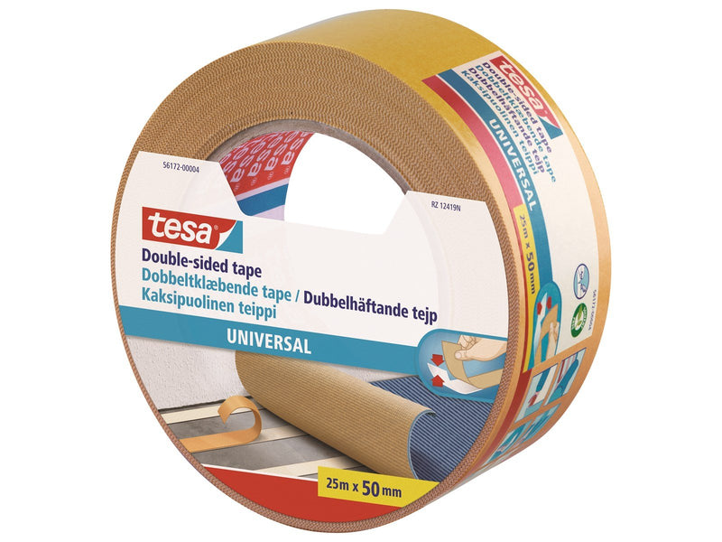 tesa Double-sided tape Universal 25m x 50mm