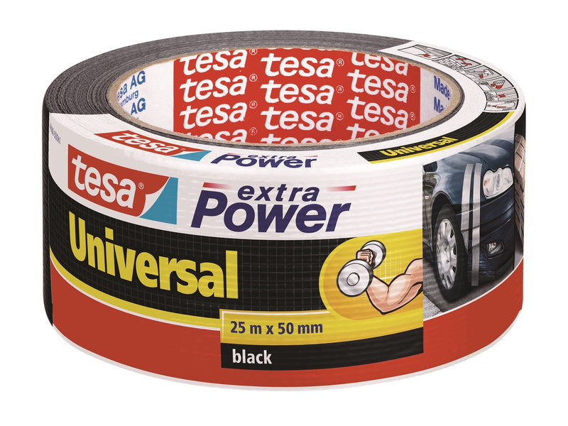tesa Duct Tape extra Power Universal 25m x 50mm Black